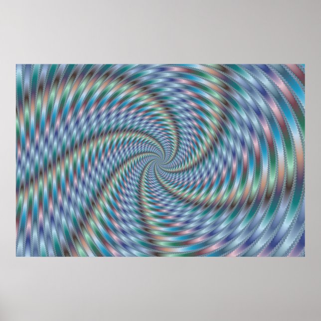 Pôster Mente destruidora - Arte Fractal (Frente)