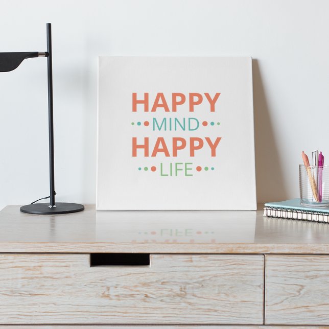 Poster Mente feliz vida feliz (Happy Mind Happy Life)