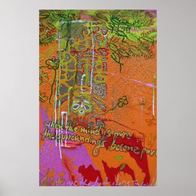 Poster "Mente pura" (Frente)