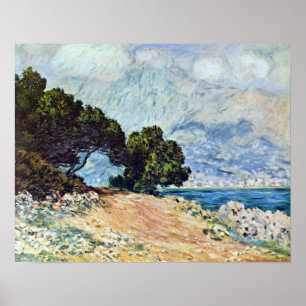 Poster Menton Seen do Boné Martin por Claude Monet