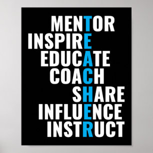 Poster Mentor inspira professor de Nerd de escola engraça