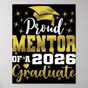 Poster Mentor Super Orgulhoso de Graduado Senior de 2026