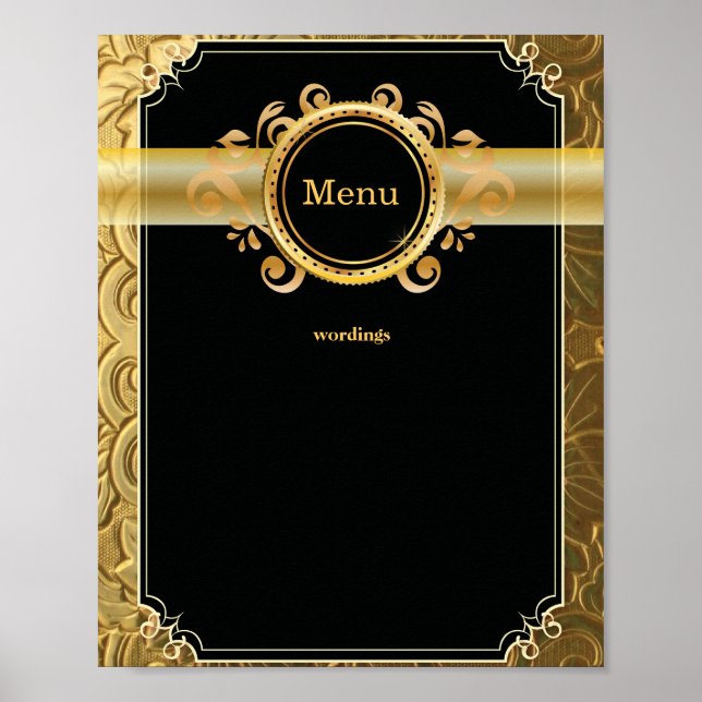 Poster Menu (Frente)