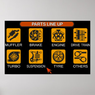 Poster Menu Ajuste Gran Turismo 2
