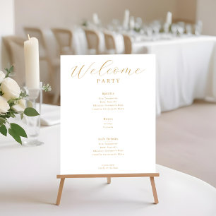 Poster Menu Bem-Vindo da Parte