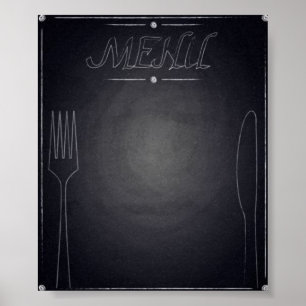 Poster Menu Quadro