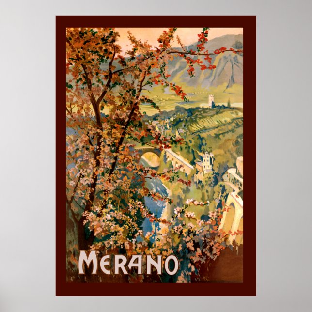 Poster Merano Cidade, Itália (Frente)