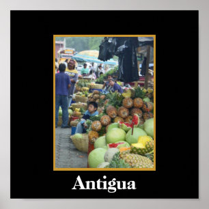 Pôster Mercado - Antígua - Guatemala