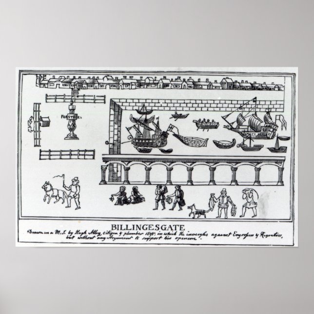 Pôster Mercado Billingsgate (Frente)
