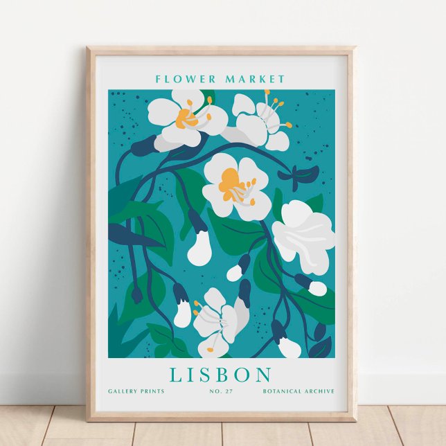 Poster Mercado Botânico de Flores de Lisboa (Criador carregado)