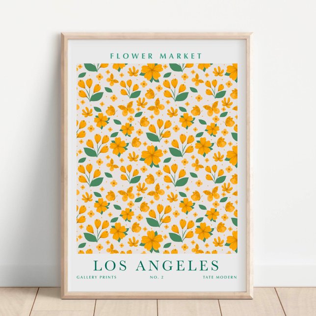 Poster Mercado Botânico de Flores de Los Angeles (Criador carregado)