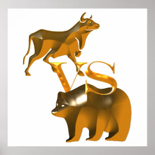 Poster Mercado Bull Vs Bear