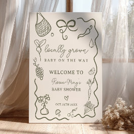 Poster Mercado de Bebê Russo em Crescimento Local Bem-vin