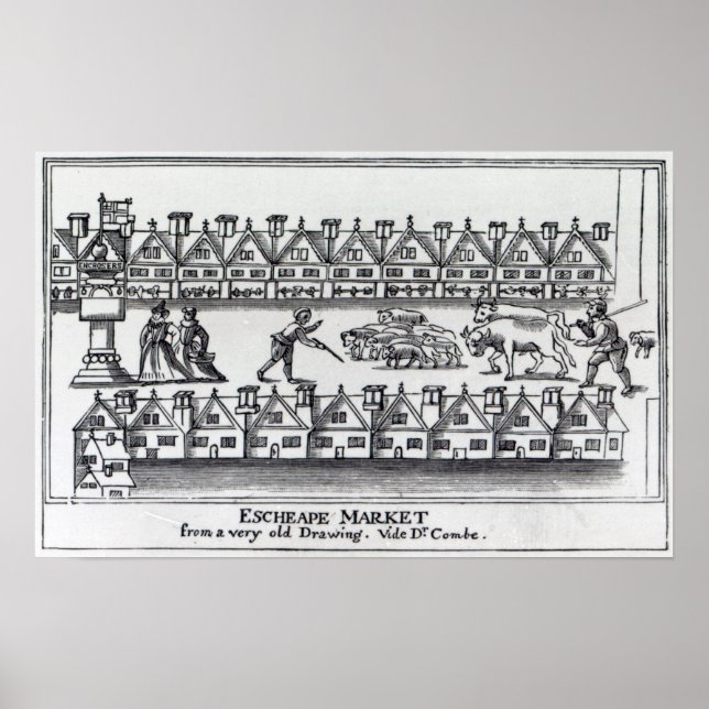 Pôster Mercado de escuta (Frente)