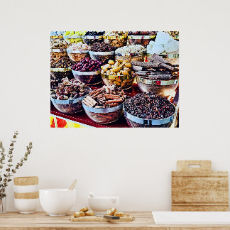 Poster Mercado de Especiarias de Dubai