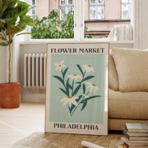 Mercado de Flores Philadelphia White Daisy Floral