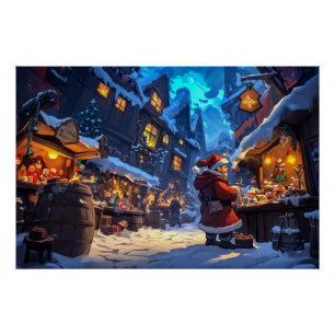 Pôster Mercado de Natal