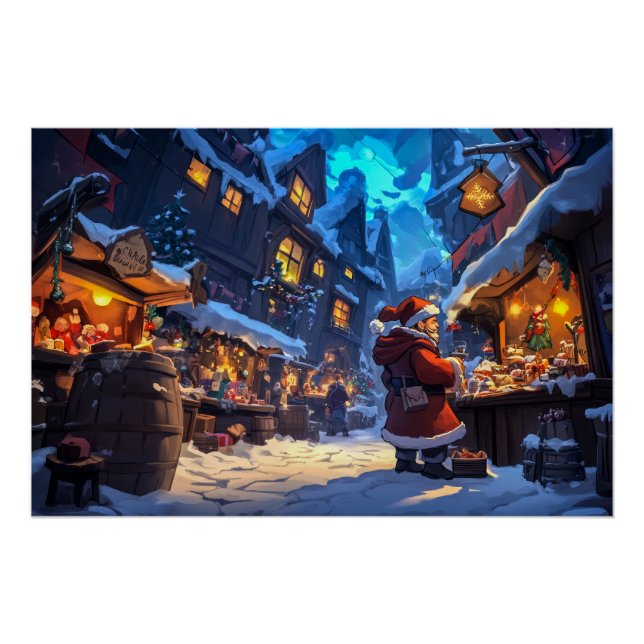 Pôster Mercado de Natal (Frente)