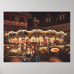 Poster Mercado de Natal, Frankfurt, Alemanha
