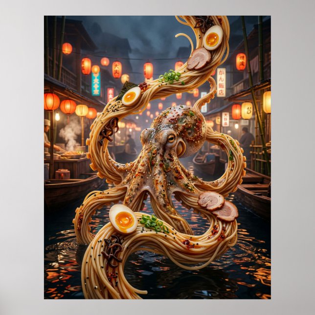 Poster Mercado de Ramen Polvo (Frente)