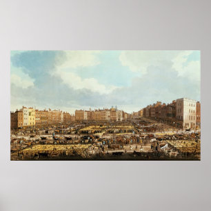 Poster Mercado de Smithfield, gravado por R.G. Reeve
