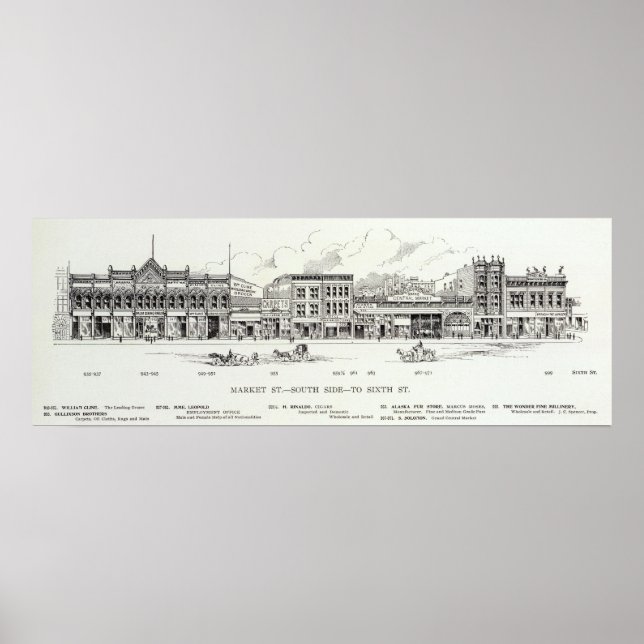 Pôster Mercado do lado sul 6 2 (Frente)