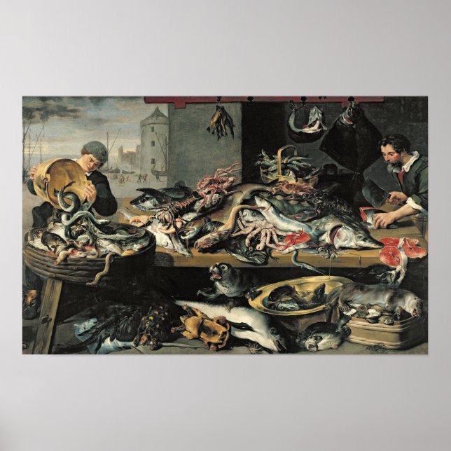 Poster Mercado do peixe (Frente)