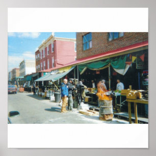 Pôster Mercado italiano em Philadelphfia