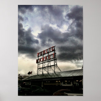 Pôster Mercado Pike Place