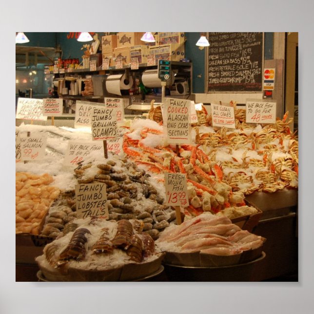 Pôster Mercado Pike Place (Frente)