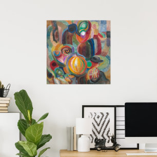 Poster Mercado Português   Sonia Delaunay 