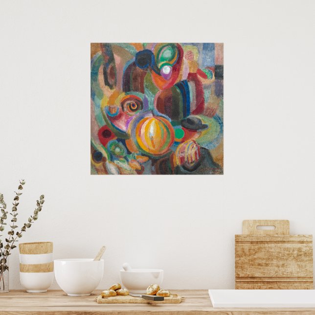 Poster Mercado Português | Sonia Delaunay-Terk | (Cozinha)