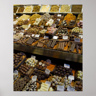 Poster Mercat de Sant Josep, um doce de chocolate