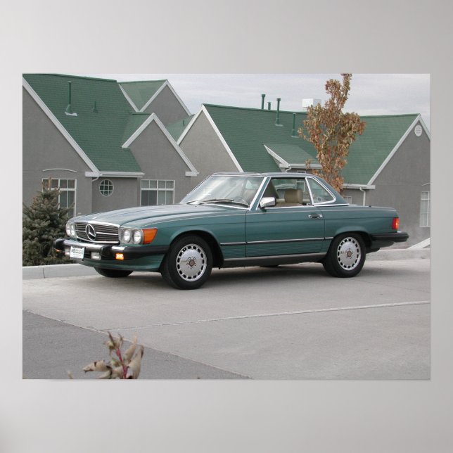 Pôster Mercedes-Benz 560 SL (Frente)