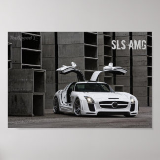 Poster Mercedes-Benz SLS AMG FAB Design