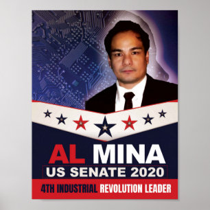 Poster Merchandise do Senado Al Mina dos EUA