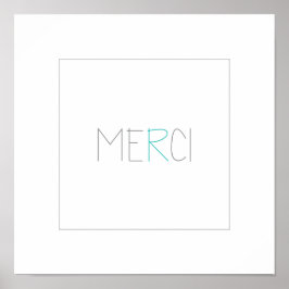 POSTER MERCI