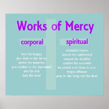 Poster Merciful Works arte gráfica personalizada