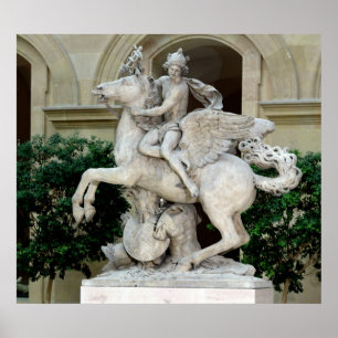 Pôster Mercury que monta Pegasus