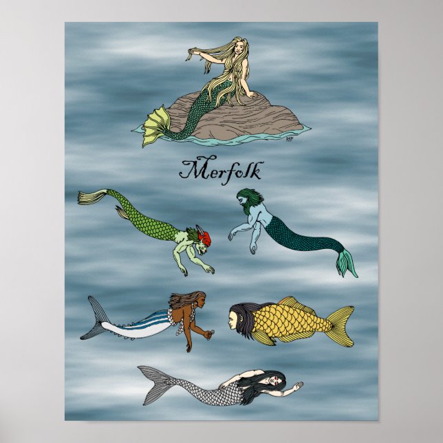 Poster Merfolk (Frente)