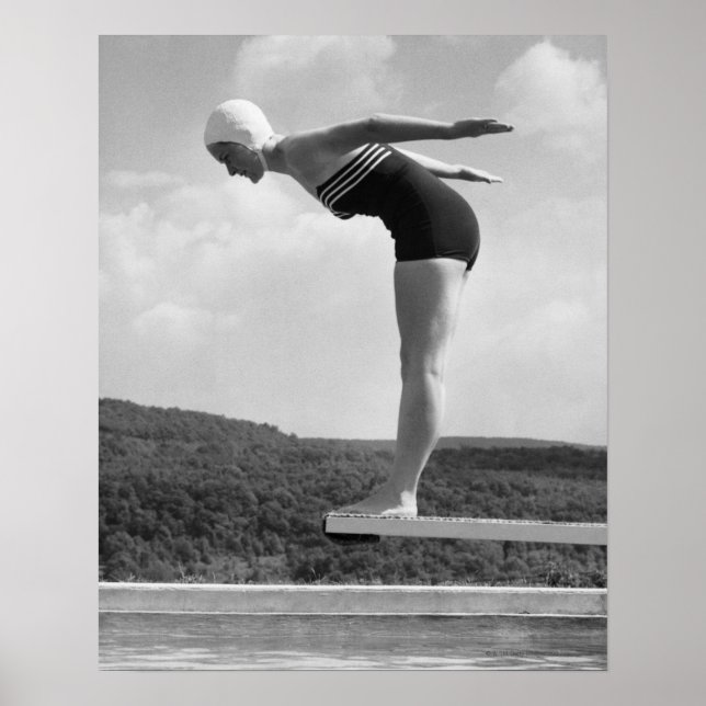 Pôster Mergulhador (Frente)