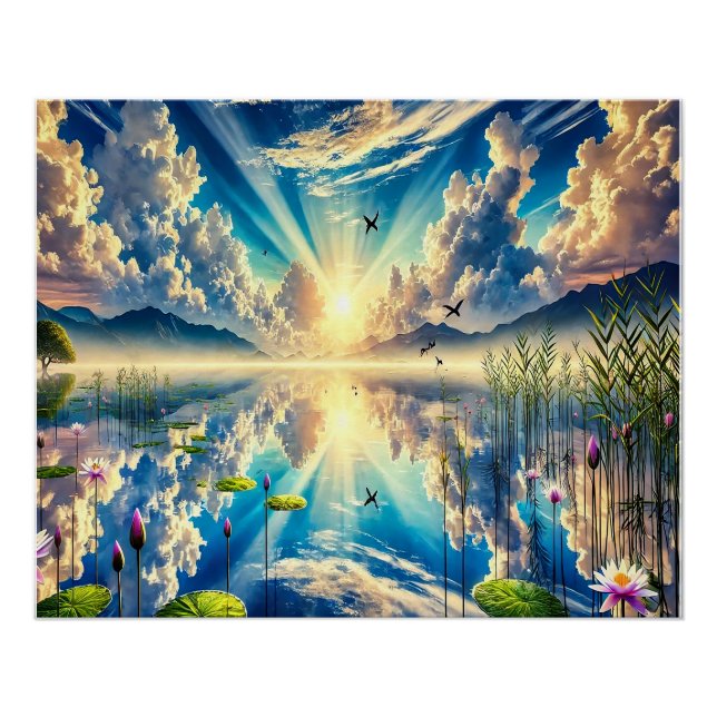 Pôster 🌿 mergulhe seu dispositivo na beleza da natureza! (Frente)