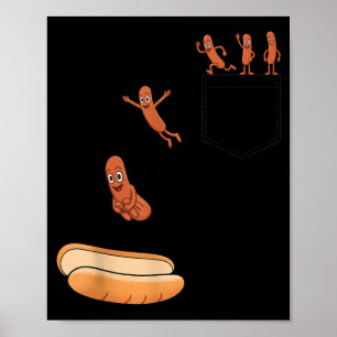 Poster Mergulho Alto De Cachorro Quente Do Poc Churrasco