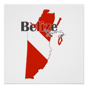 Pôster Mergulho de Belize