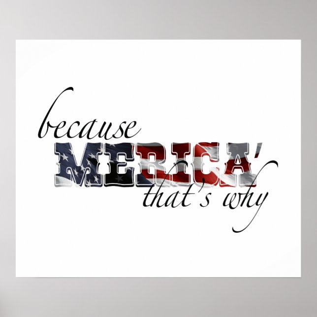 Pôster Merica (Frente)