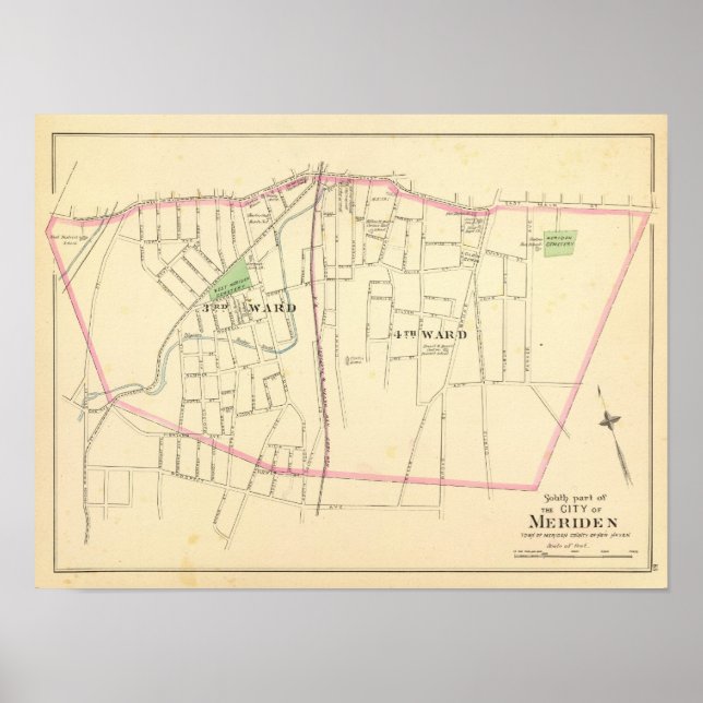 Pôster Meriden Sul (Frente)