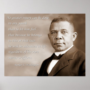 Pôster Mérito de Booker T. Washington
