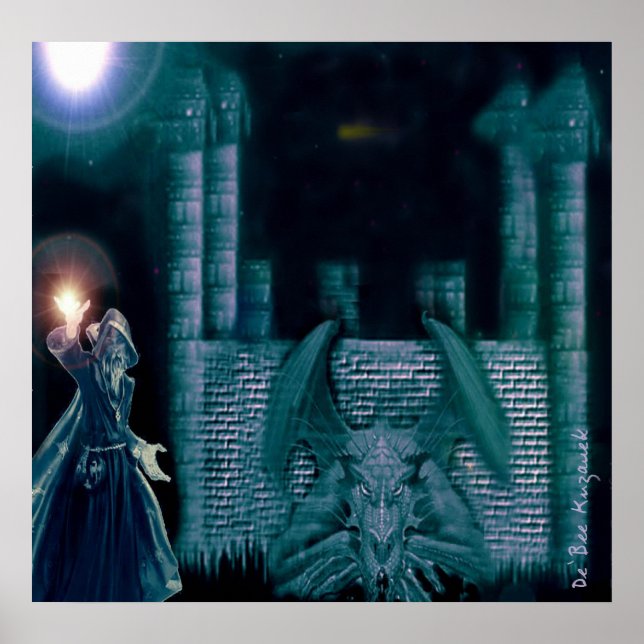 Poster Merlin e o Dragão (Frente)