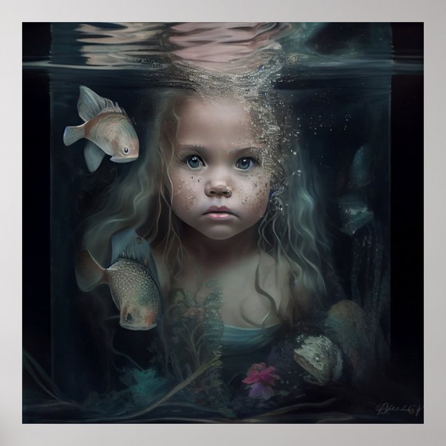 Poster mermaid (Frente)