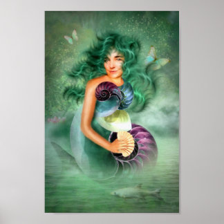 Poster Mermaid Meike